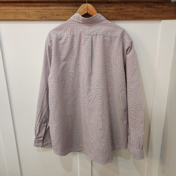 Ralph Lauren Shirt Mens XXL White Gingham Long Sleeve Flesh Pony Cotton NWOT - Picture 3 of 11